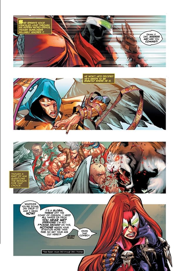 Interior preview page from Gunslinger Spawn #44