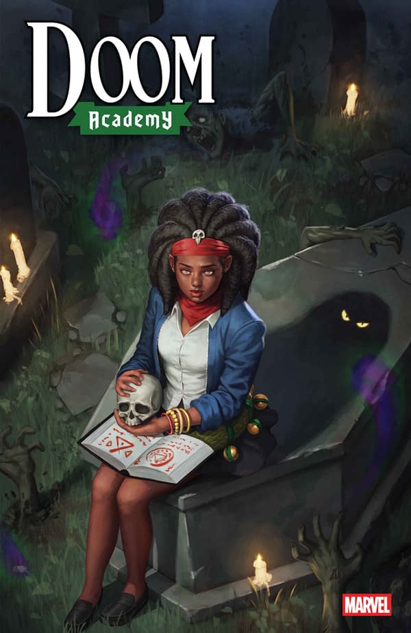 Cover image for DOOM ACADEMY #5 WOO-CHUL LEE ZOEY LAVEAU VARIANT [DOOM]