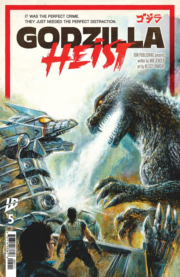 Cover image for GODZILLA: HEIST #5 BOB EGGLETON COVER