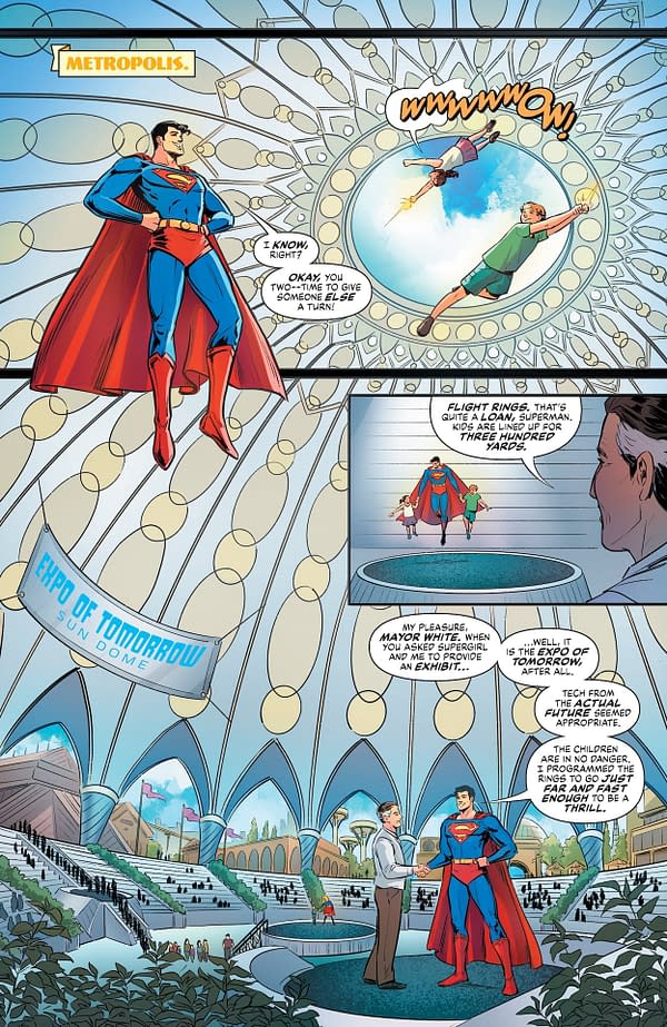 Interior preview page from Action Comics #1087