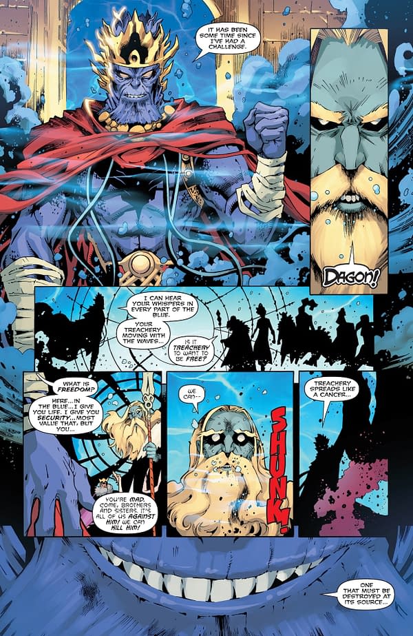 Interior preview page from Aquaman #6