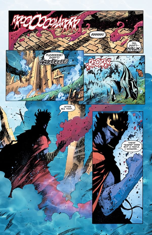 Interior preview page from Aquaman #6