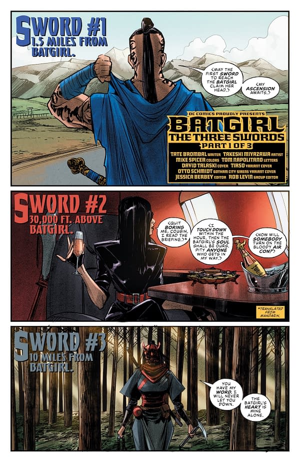 Interior preview page from Batgirl #9