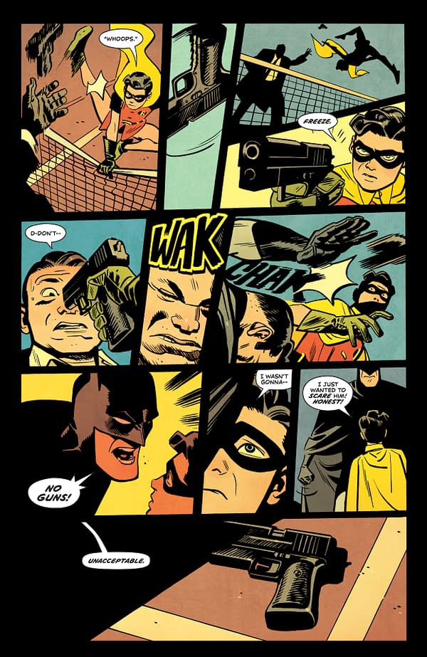 Interior preview page from Batman and Robin: Year One #8