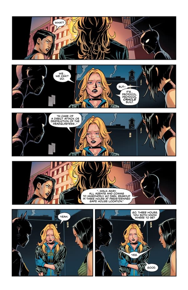 Interior preview page from Birds of Prey #23
