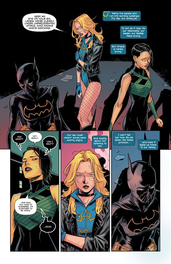 Interior preview page from Birds of Prey #23