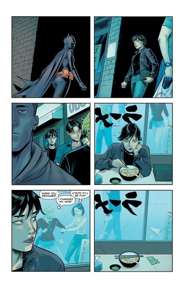 Interior preview page from Birds of Prey #23