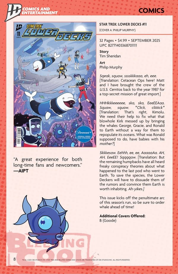 IDW September 2025 Solicits & Solicitations