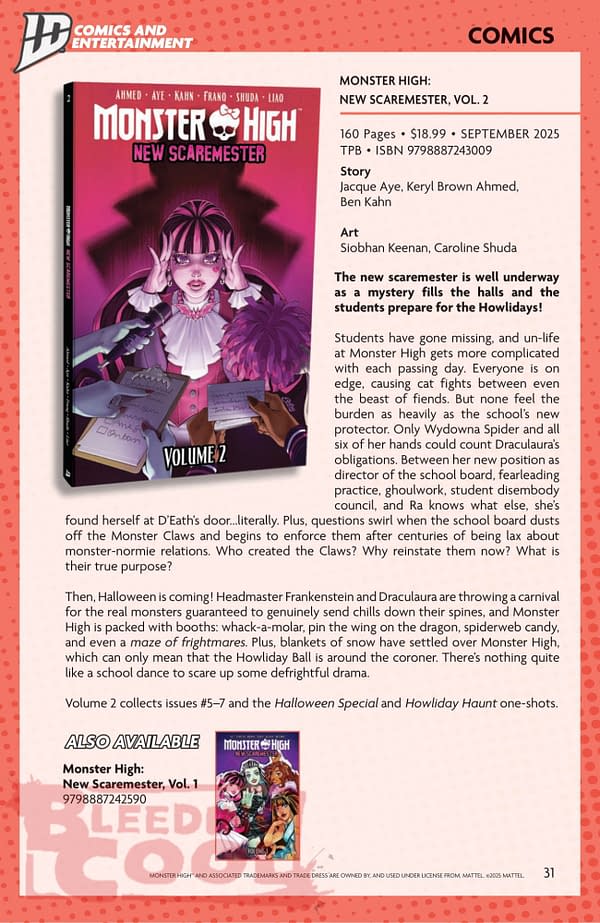 IDW September 2025 Solicits & Solicitations