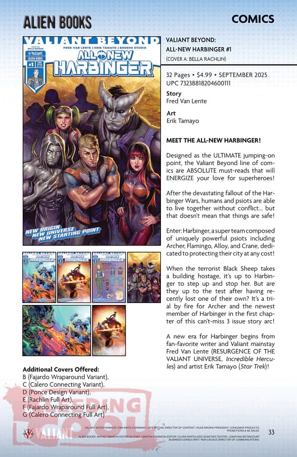 IDW September 2025 Solicits & Solicitations