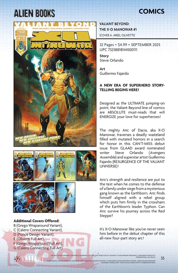 IDW September 2025 Solicits & Solicitations