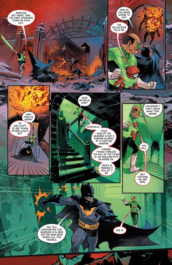 Interior preview page from DC vs. Vampires: World War V #10