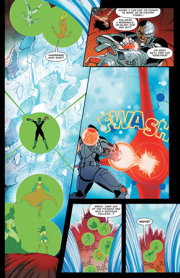 Interior preview page from DC x Sonic the Hedgehog #4