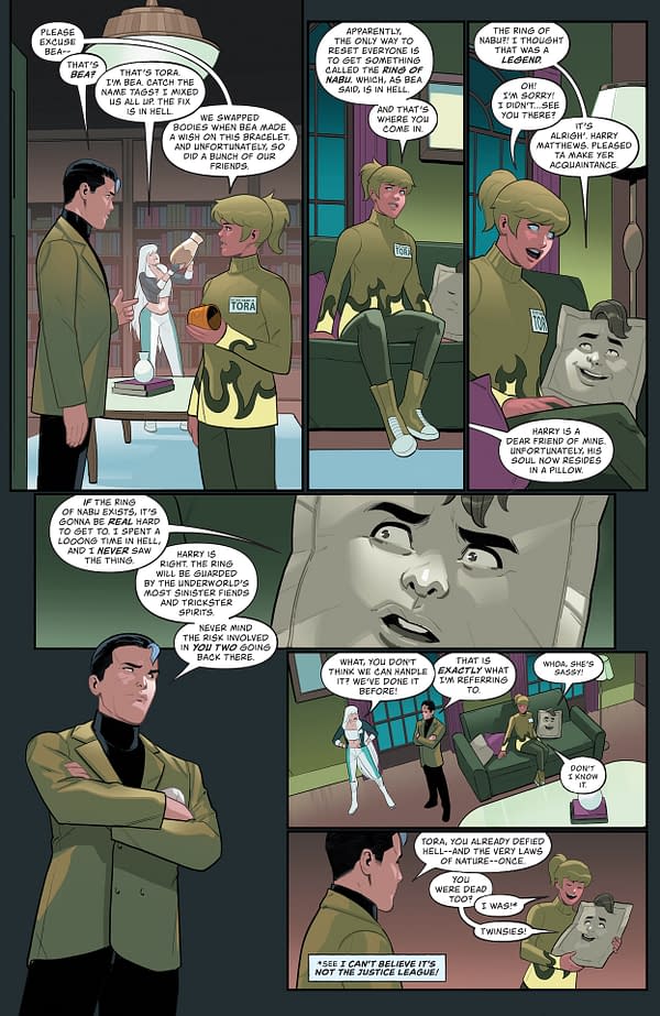 Interior preview page from Fire and Ice: When Hell Freezes Over #3