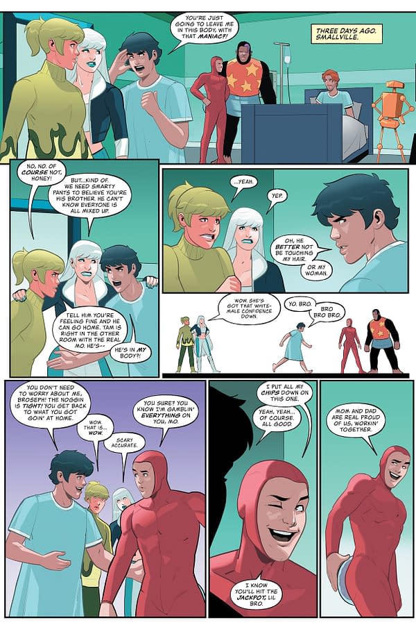 Interior preview page from Fire and Ice: When Hell Freezes Over #3