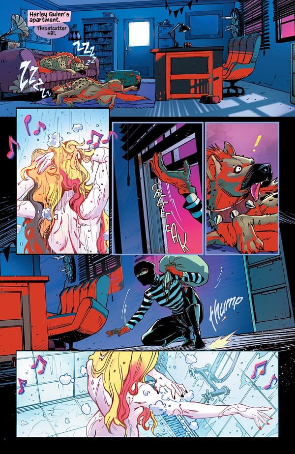 Interior preview page from Gotham City Sirens: Unfit for Orbit #1