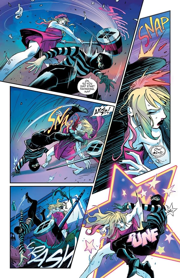 Interior preview page from Gotham City Sirens: Unfit for Orbit #1