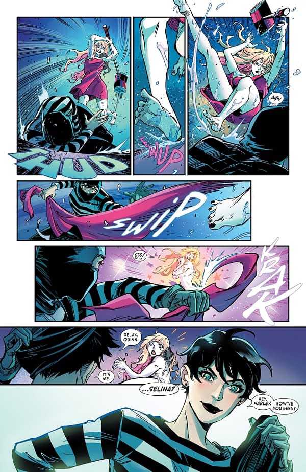 Interior preview page from Gotham City Sirens: Unfit for Orbit #1