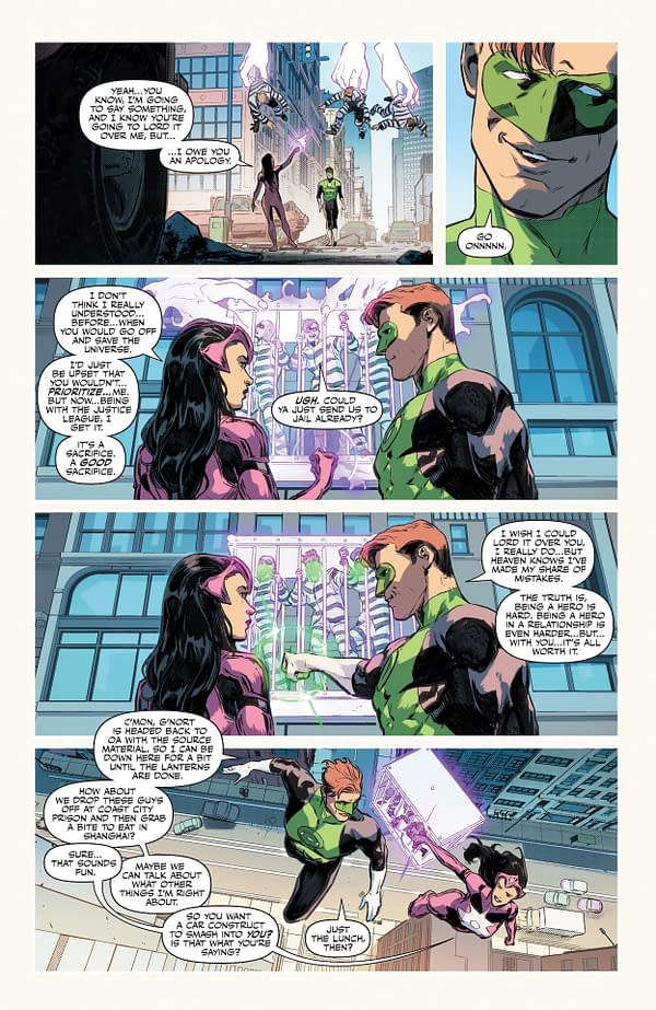 Interior preview page from Green Lantern #24