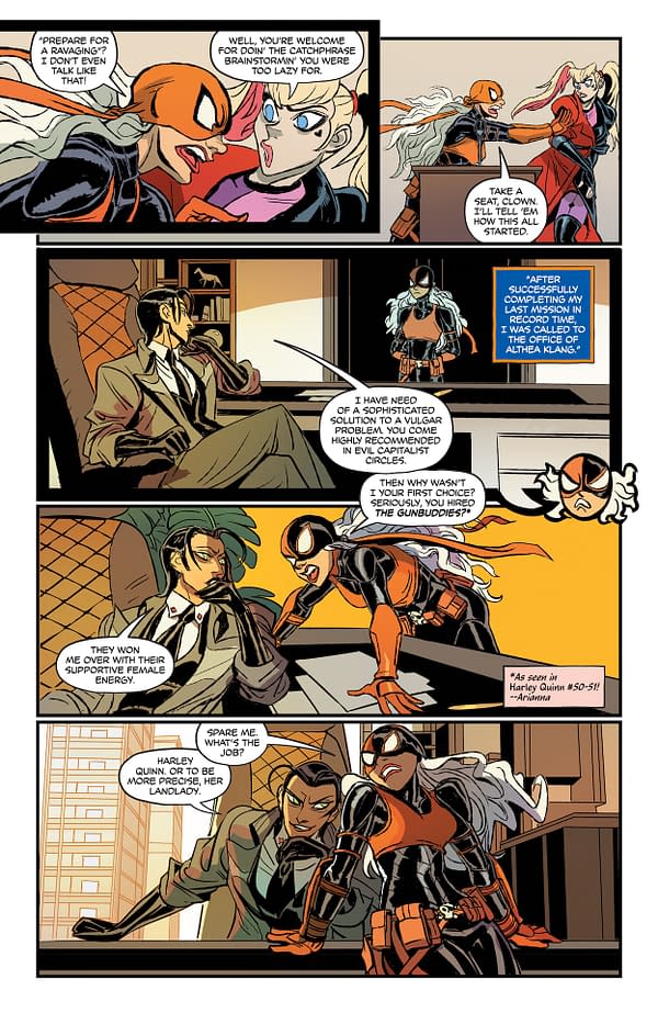 Interior preview page from Harley Quinn #52
