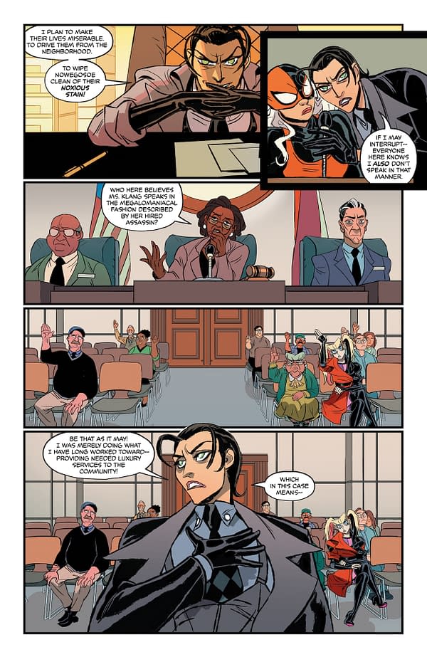Interior preview page from Harley Quinn #52