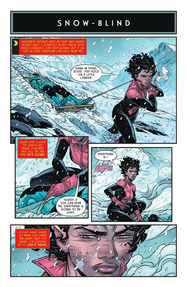Interior preview page from JSA #9