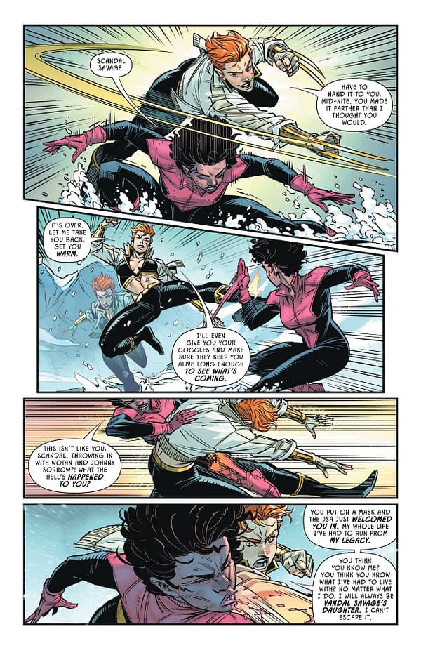 Interior preview page from JSA #9