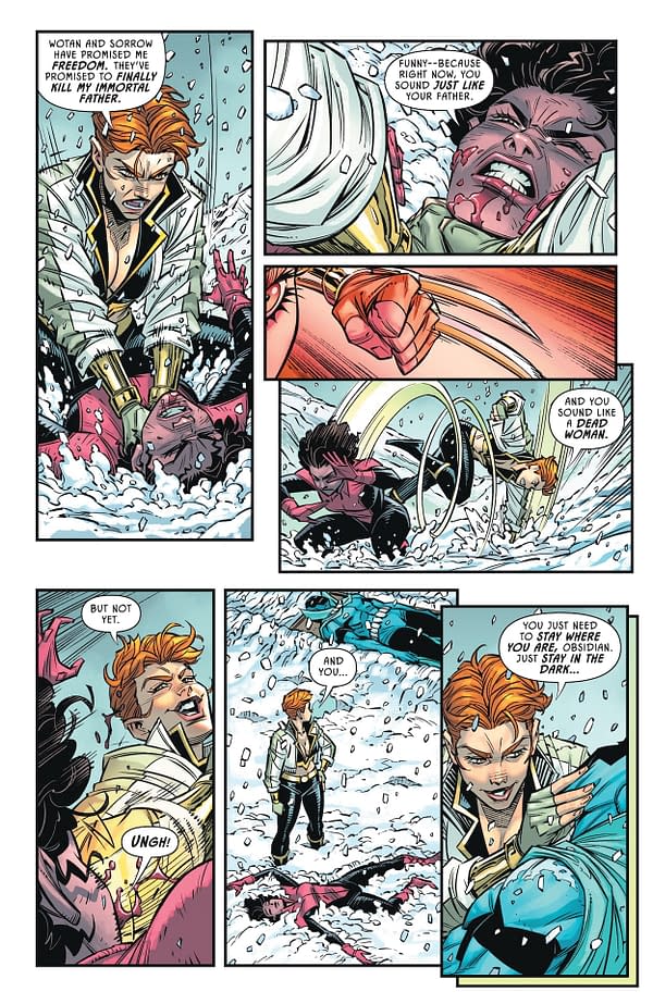 Interior preview page from JSA #9