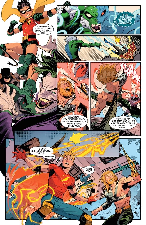 Interior preview page from Justice League Unlimited #8