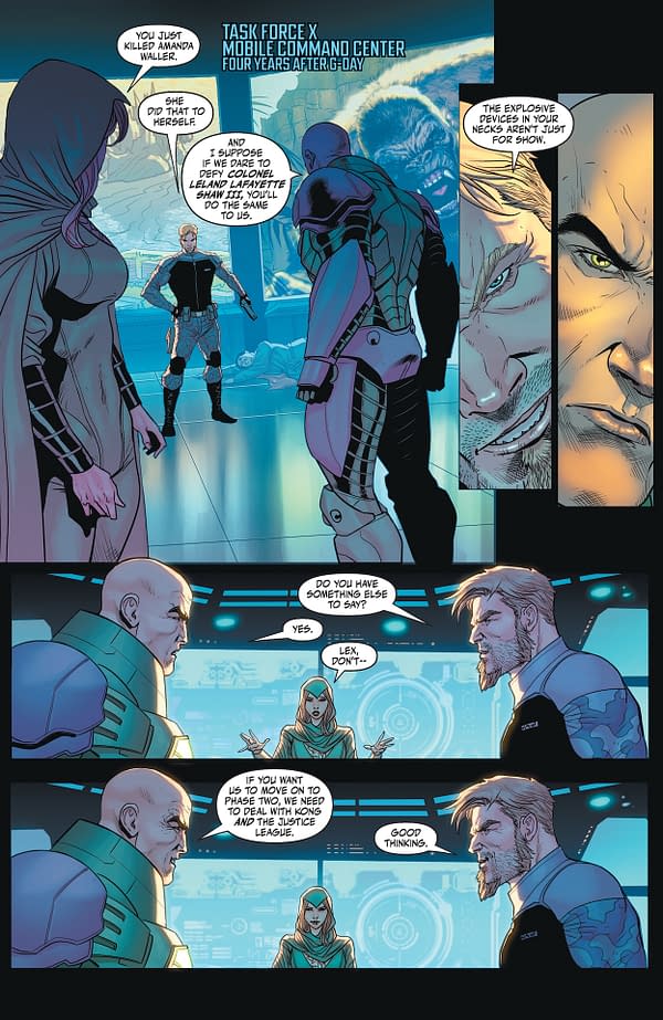 Interior preview page from Justice League vs. Godzilla vs. Kong 2 #2