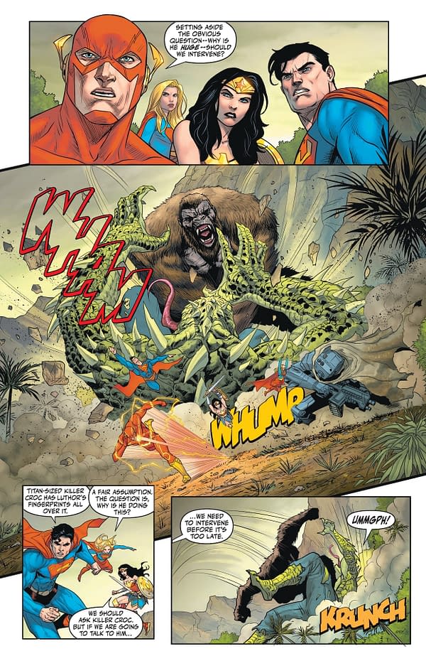 Interior preview page from Justice League vs. Godzilla vs. Kong 2 #2
