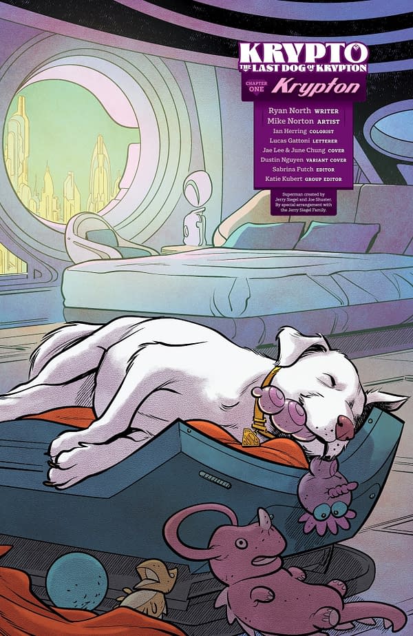 Interior preview page from Krypto: The Last Dog of Krypton #1