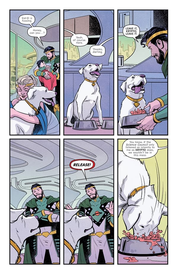 Interior preview page from Krypto: The Last Dog of Krypton #1