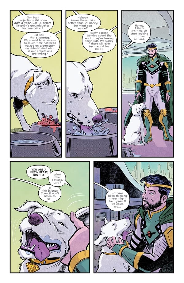 Interior preview page from Krypto: The Last Dog of Krypton #1