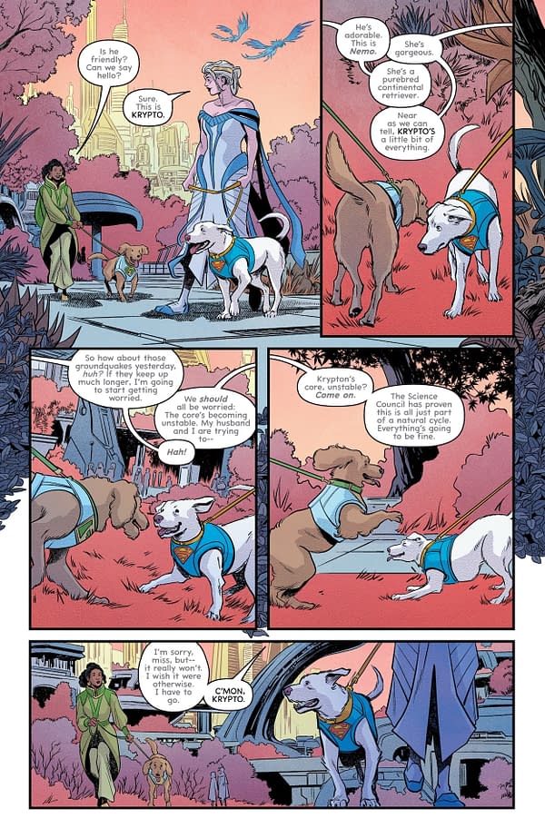 Interior preview page from Krypto: The Last Dog of Krypton #1