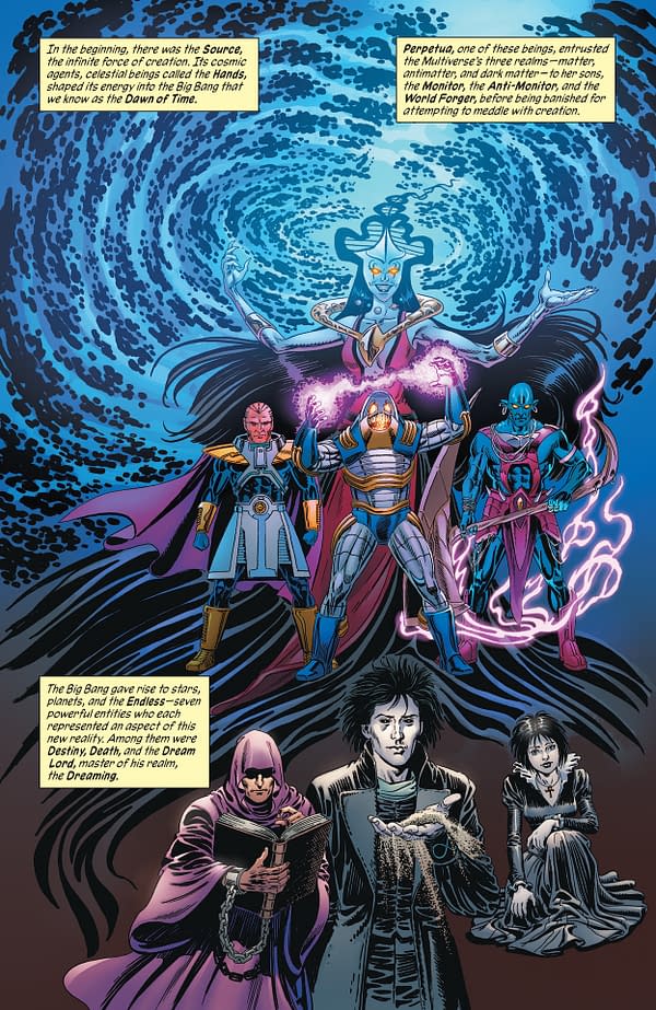 Interior preview page from New History of the DC Universe #1