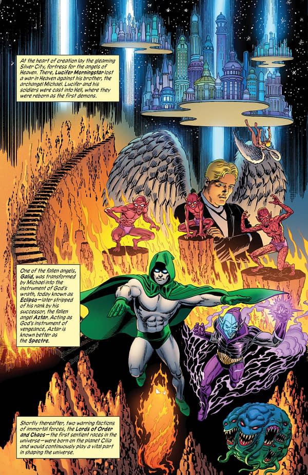 Interior preview page from New History of the DC Universe #1