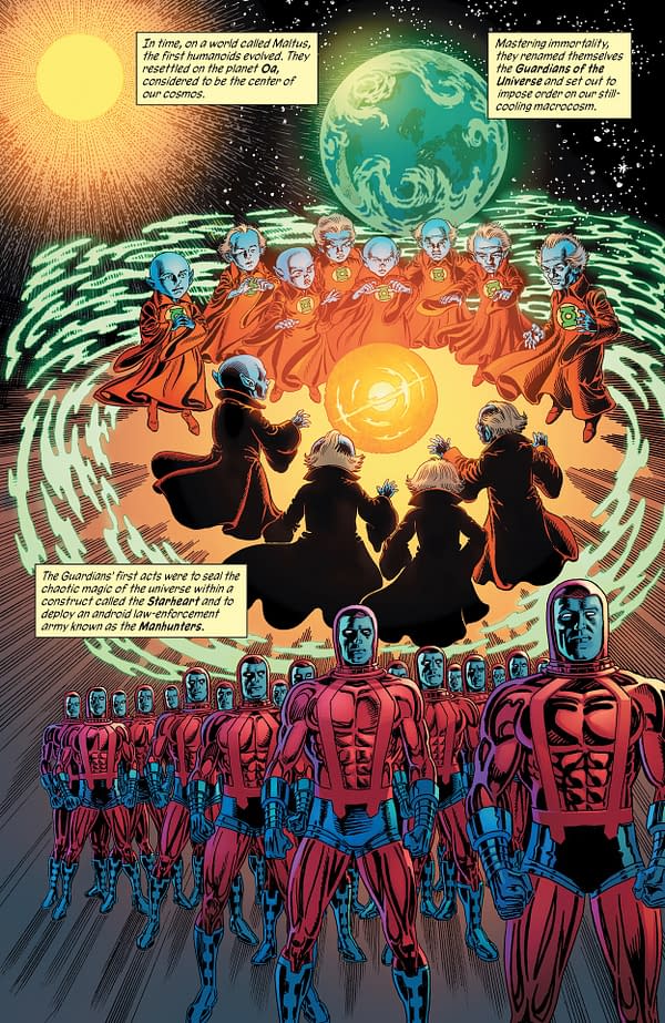 Interior preview page from New History of the DC Universe #1