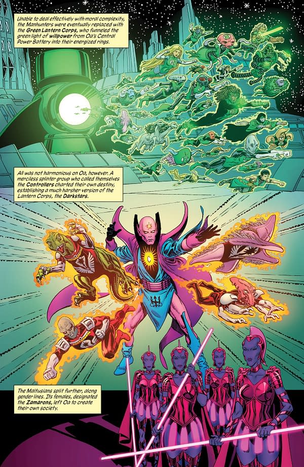Interior preview page from New History of the DC Universe #1