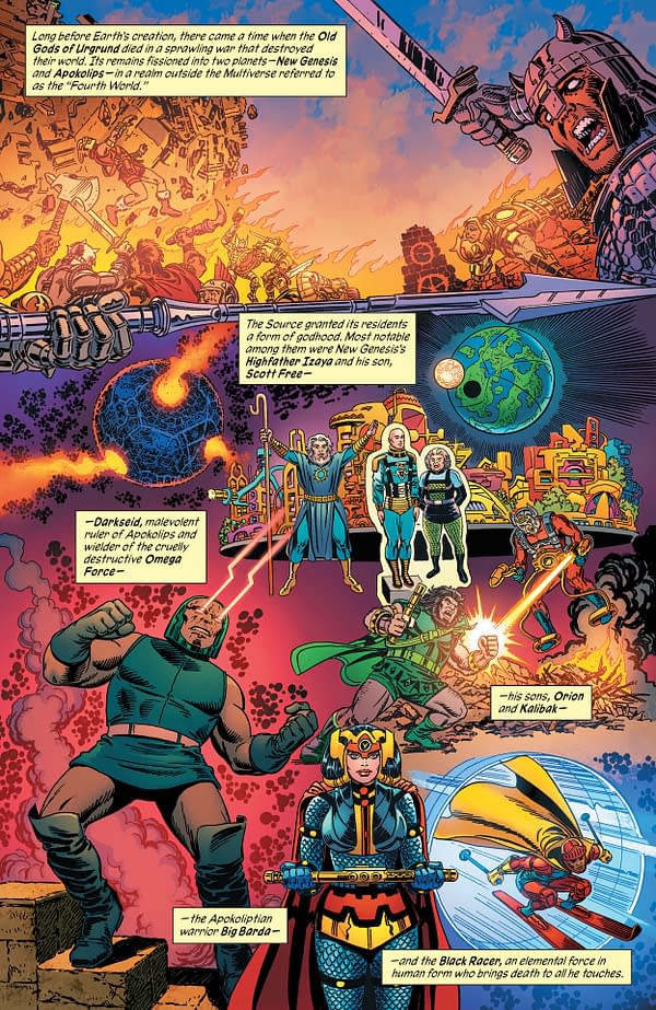 Interior preview page from New History of the DC Universe #1