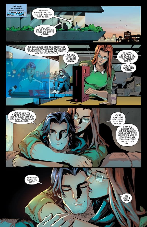 Interior preview page from Nightwing #127