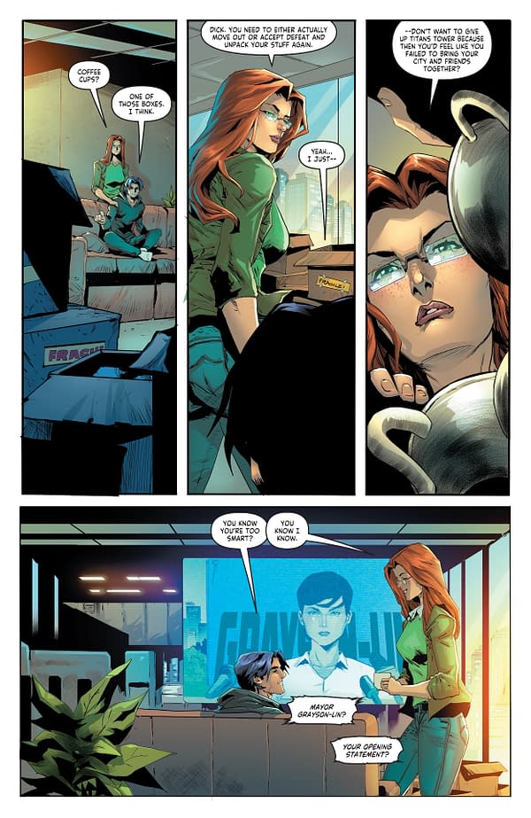 Interior preview page from Nightwing #127