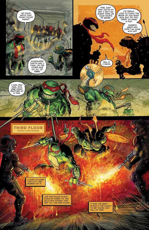 Interior preview page from TEENAGE MUTANT NINJA TURTLES #9 JORGE FORNéS COVER