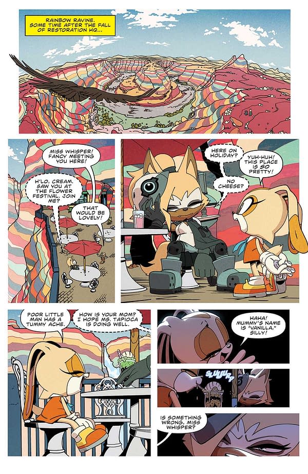 Interior preview page from SONIC THE HEDGEHOG #79 ADAM BRYCE THOMAS COVER