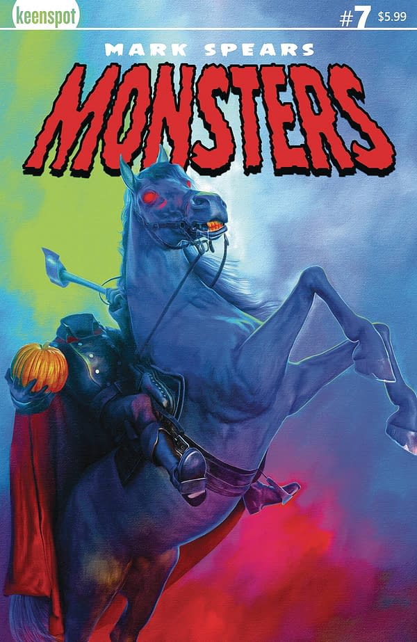 Cover image for MARK SPEARS MONSTERS #7 CVR A HEADLESS HORSEMAN