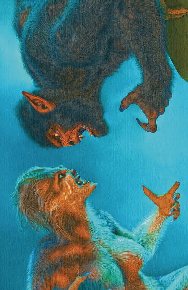 Cover image for MARK SPEARS MONSTERS #7 CVR G VIRGIN WOLVES METAL COVER