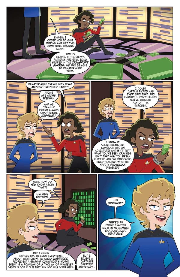 Interior preview page from STAR TREK: LOWER DECKS #8 ROBBY COOK COVER