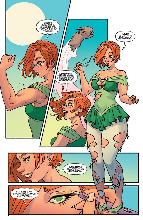 Interior preview page from Supergirl #2