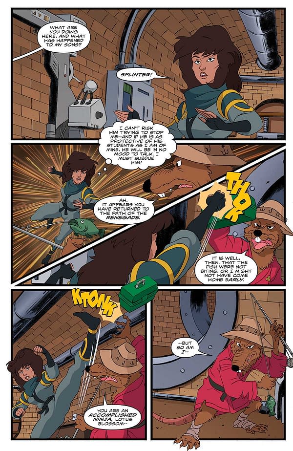 Interior preview page from TMNT: SATURDAY MORNING ADVENTURES 2 #26 DAN SCHOENING COVER
