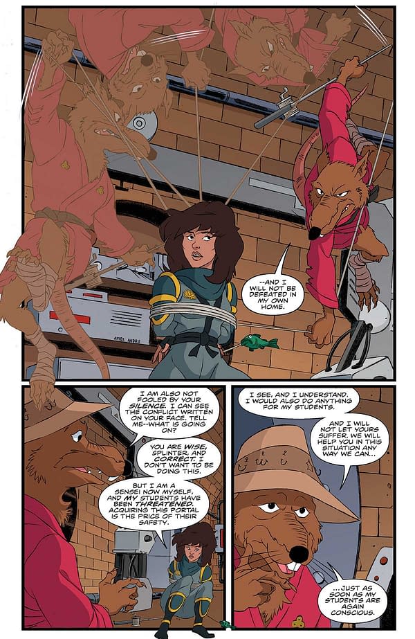 Interior preview page from TMNT: SATURDAY MORNING ADVENTURES 2 #26 DAN SCHOENING COVER